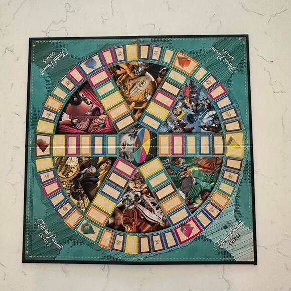 Trivial Pursuit Board Game Boards Set of 3 Never Used NOS - Picture 3 of 8